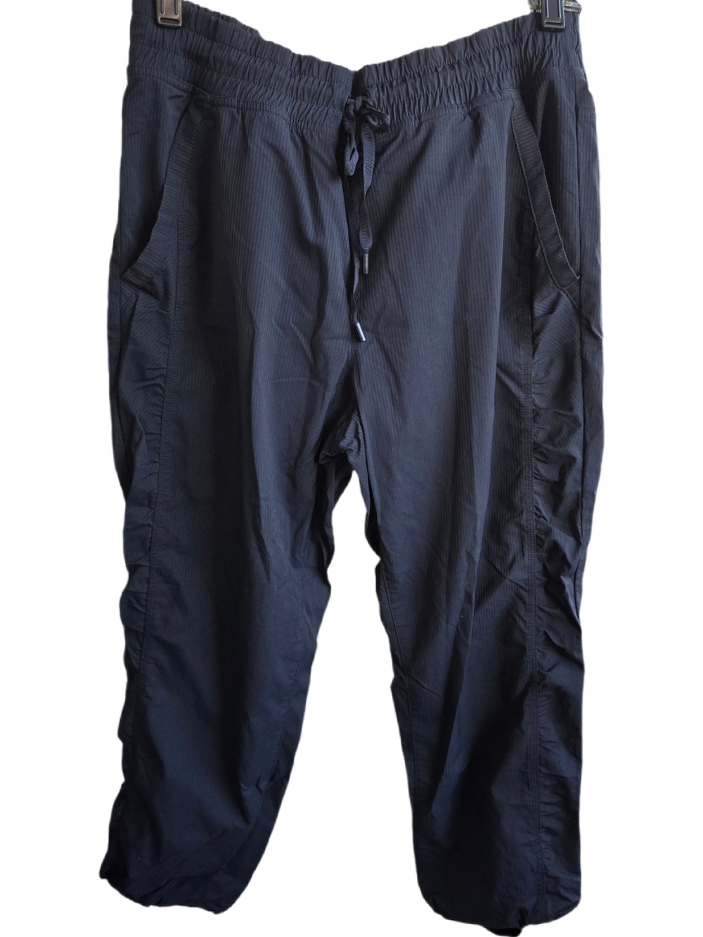 Eddie Bauer Navy Blue Drawstring Track Joggers